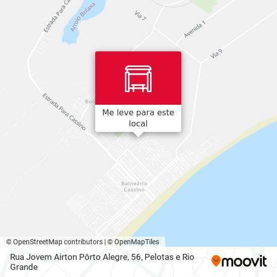 Rua Jovem Airton Pôrto Alegre, 56 mapa
