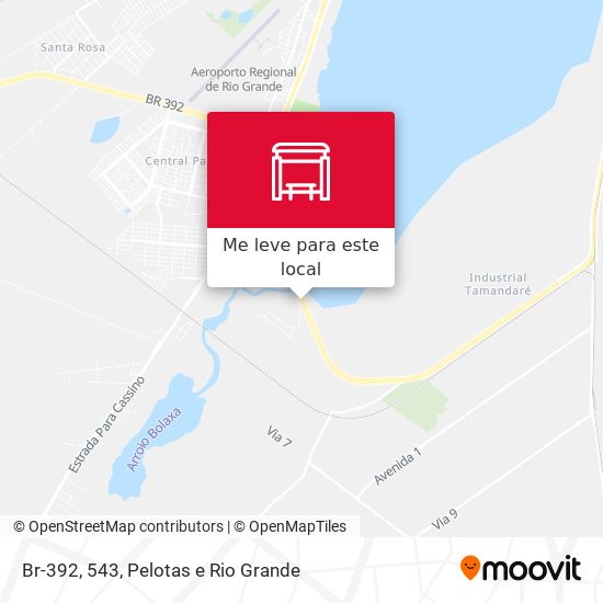 Br-392, 543 mapa