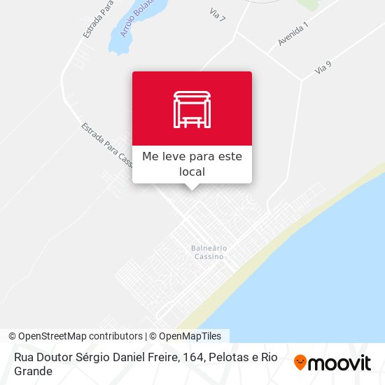 Rua Doutor Sérgio Daniel Freire, 164 mapa