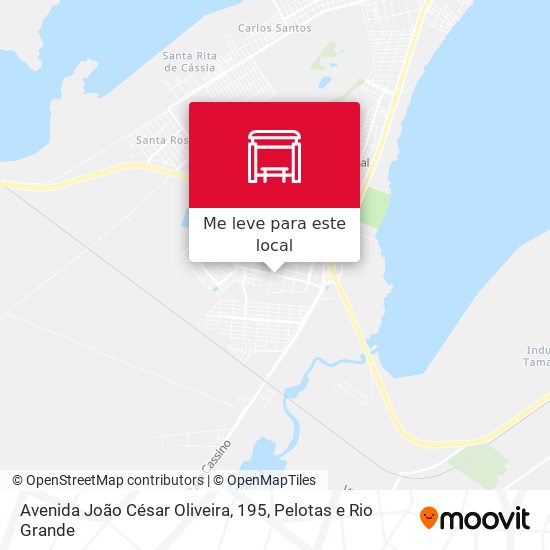 Avenida João César Oliveira, 195 mapa