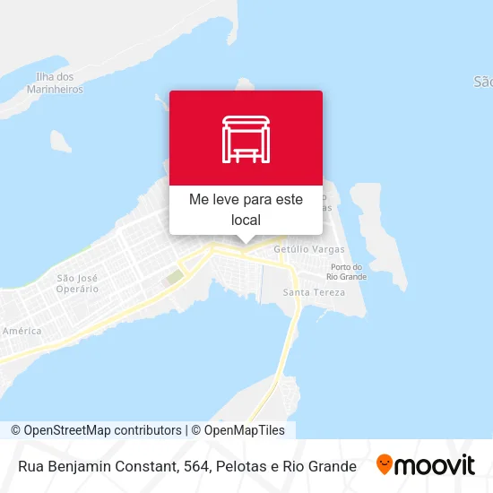 Rua Benjamin Constant, 564 mapa