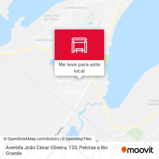 Avenida João César Oliveira, 120 mapa