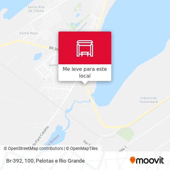 Br-392, 100 mapa