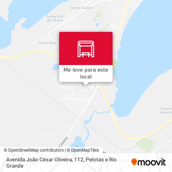 Avenida João César Oliveira, 112 mapa