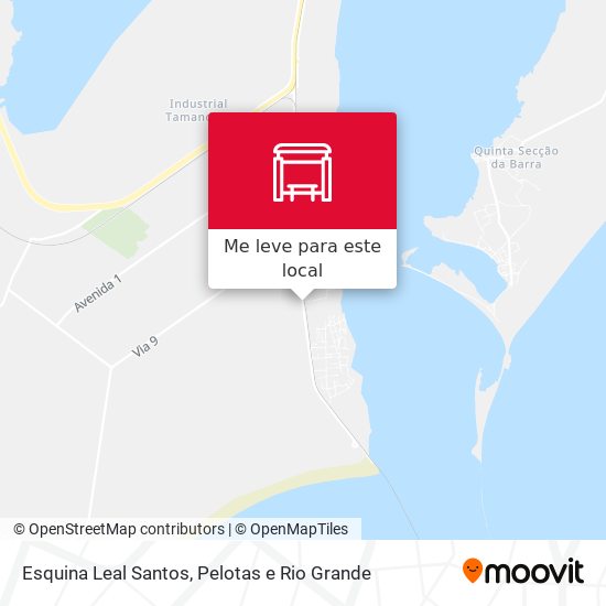 Esquina Leal Santos mapa