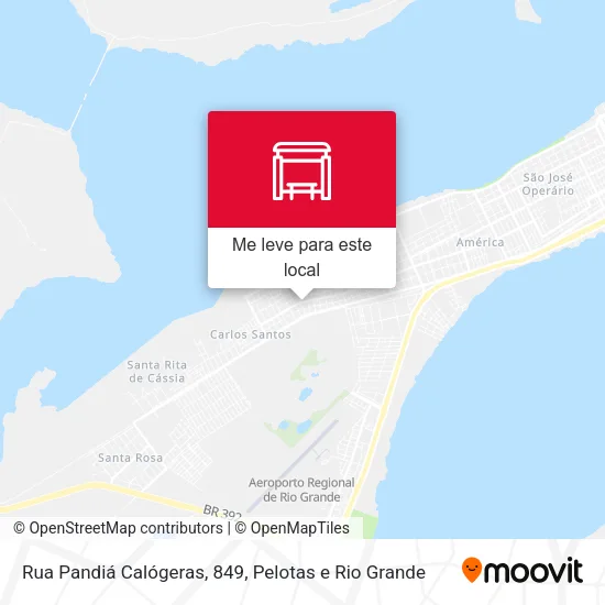 Rua Pandiá Calógeras, 849 mapa