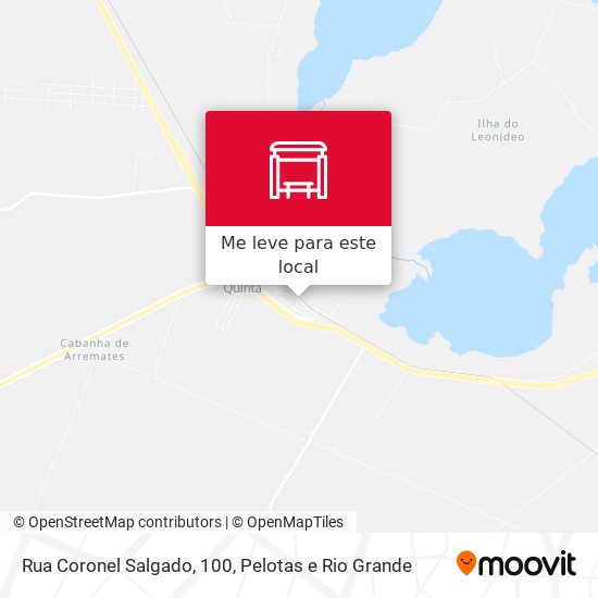 Rua Coronel Salgado, 100 mapa