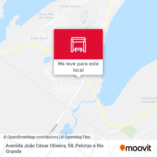 Avenida João César Oliveira, 58 mapa