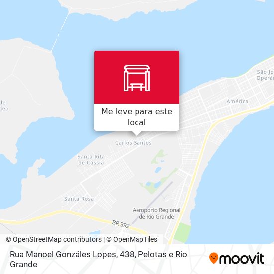 Rua Manoel Gonzáles Lopes, 438 mapa