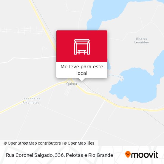 Rua Coronel Salgado, 336 mapa