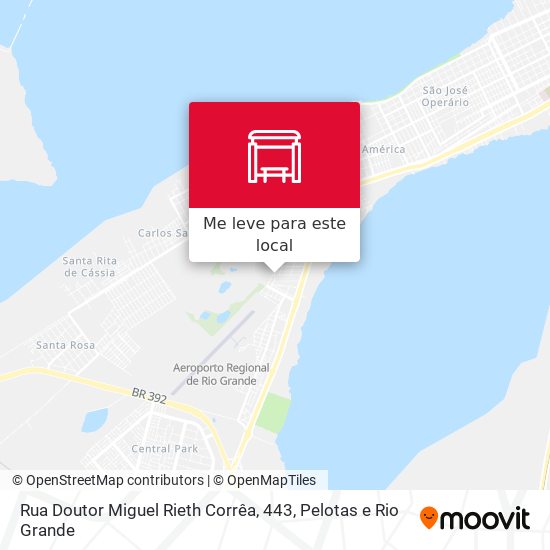 Rua Doutor Miguel Rieth Corrêa, 443 mapa