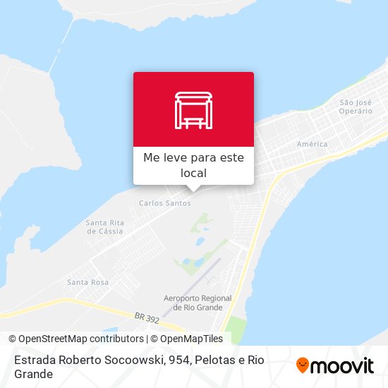 Estrada Roberto Socoowski, 954 mapa