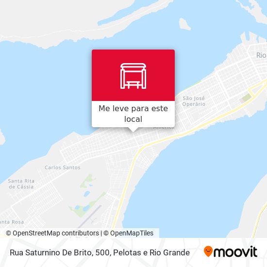 Rua Saturnino De Brito, 500 mapa