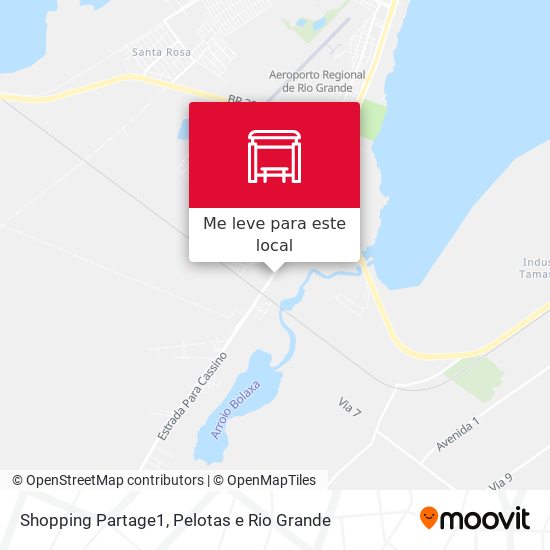 Shopping Partage1 mapa
