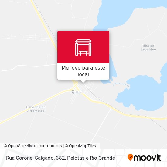 Rua Coronel Salgado, 382 mapa