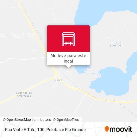 Rua Vinte E Três, 100 mapa