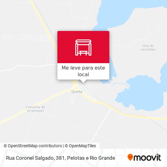 Rua Coronel Salgado, 381 mapa