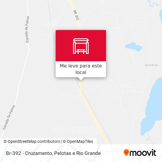 Br-392 - Cruzamento mapa