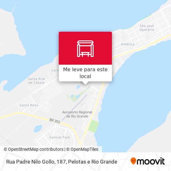Rua Padre Nilo Gollo, 187 mapa