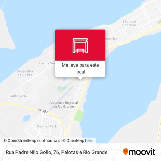 Rua Padre Nilo Gollo, 76 mapa
