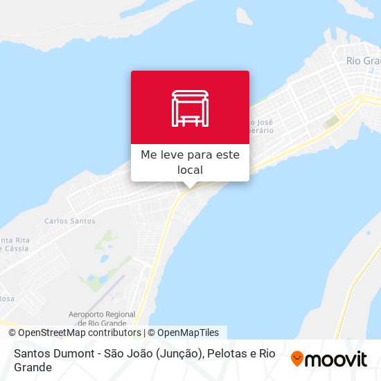 Santos Dumont - São João (Junção) mapa