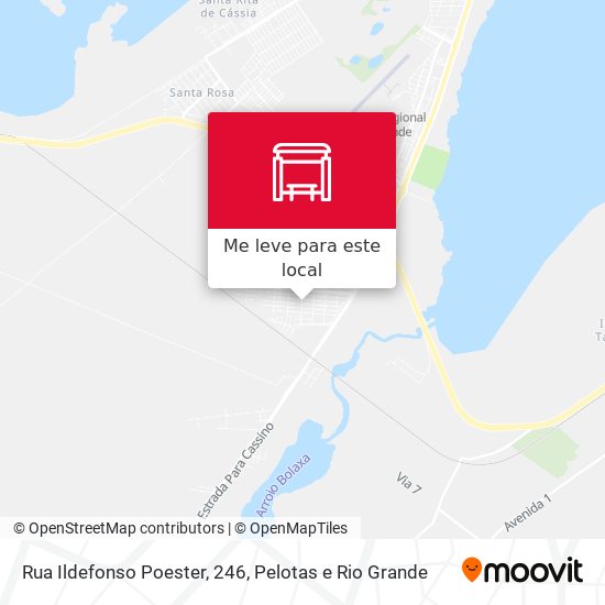 Rua Ildefonso Poester, 246 mapa
