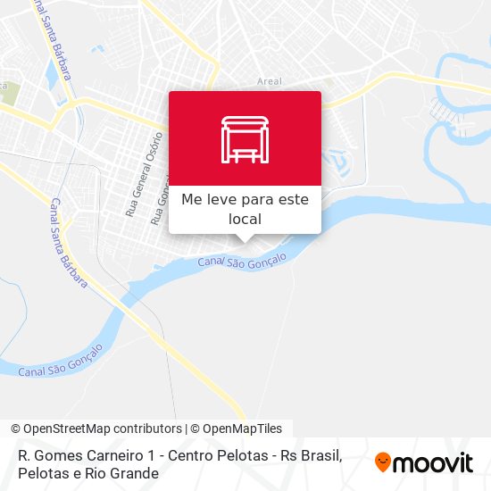 R. Gomes Carneiro 1 - Centro Pelotas - Rs Brasil mapa