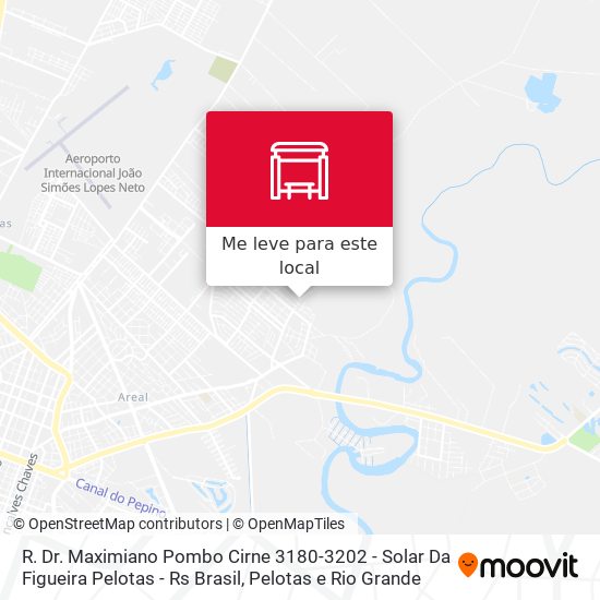 R. Dr. Maximiano Pombo Cirne 3180-3202 - Solar Da Figueira Pelotas - Rs Brasil mapa