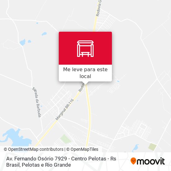 Av. Fernando Osório 7929 - Centro Pelotas - Rs Brasil mapa