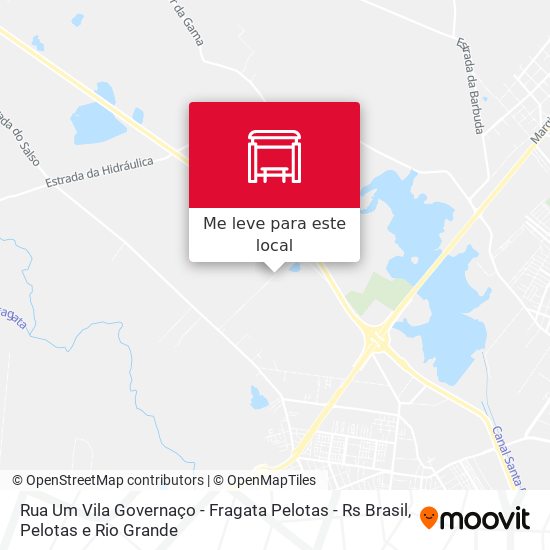 Rua Um Vila Governaço - Fragata Pelotas - Rs Brasil mapa