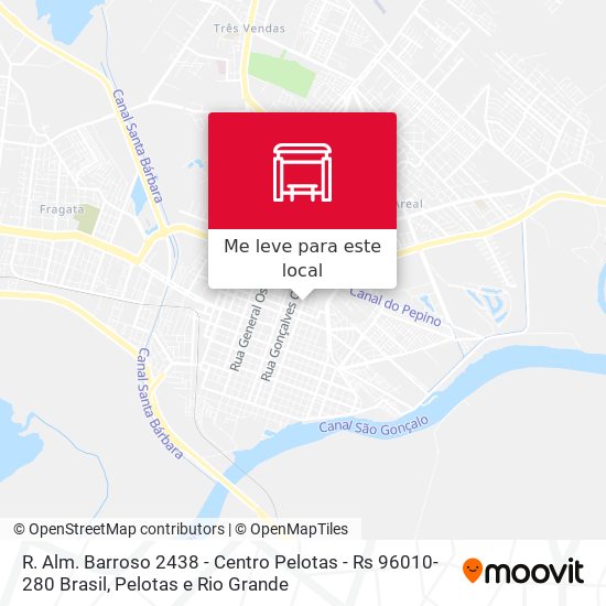 R. Alm. Barroso 2438 - Centro Pelotas - Rs 96010-280 Brasil mapa