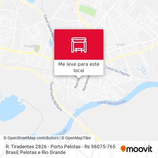 R. Tiradentes 2826 - Porto Pelotas - Rs 96075-765 Brasil mapa