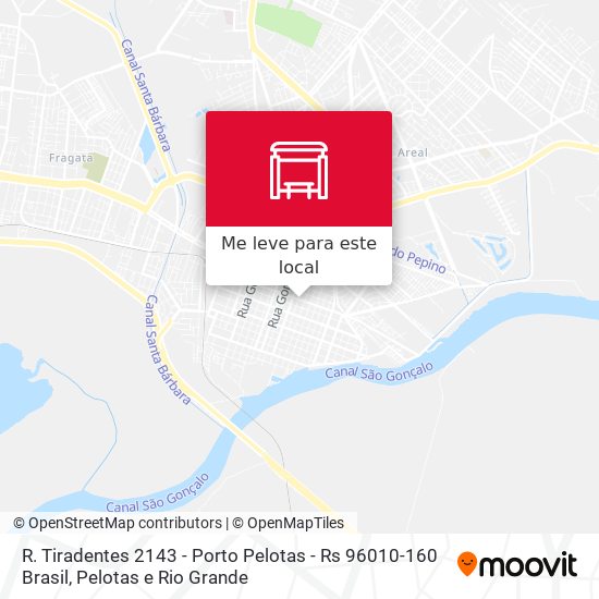 R. Tiradentes 2143 - Porto Pelotas - Rs 96010-160 Brasil mapa