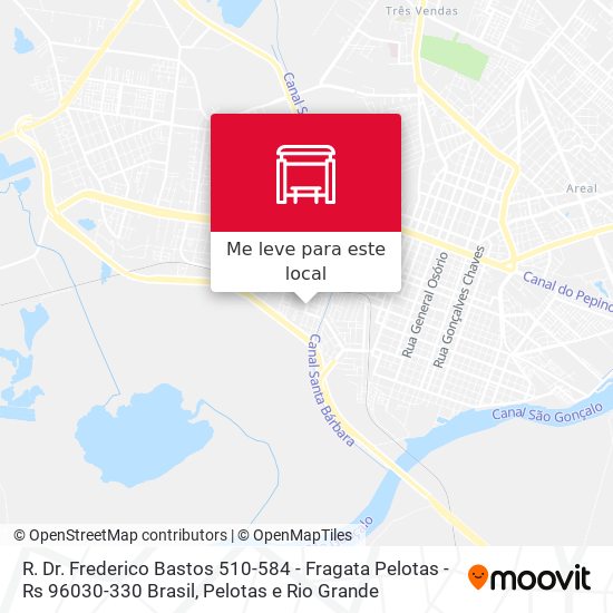 R. Dr. Frederico Bastos 510-584 - Fragata Pelotas - Rs 96030-330 Brasil mapa