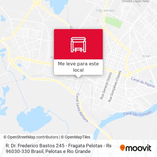 R. Dr. Frederico Bastos 245 - Fragata Pelotas - Rs 96030-330 Brasil mapa