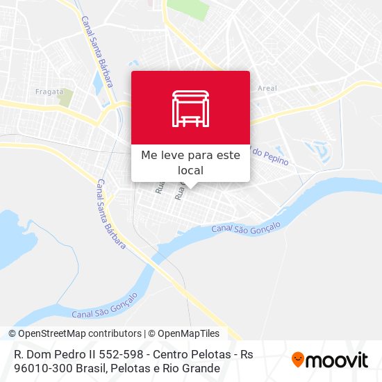 R. Dom Pedro II 552-598 - Centro Pelotas - Rs 96010-300 Brasil mapa