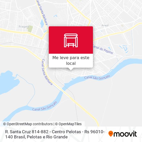 R. Santa Cruz 814-882 - Centro Pelotas - Rs 96010-140 Brasil mapa