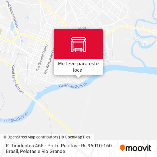 R. Tiradentes 465 - Porto Pelotas - Rs 96010-160 Brasil mapa