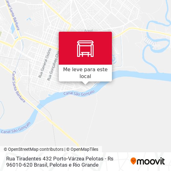 Rua Tiradentes 432 Porto-Várzea Pelotas - Rs 96010-620 Brasil mapa