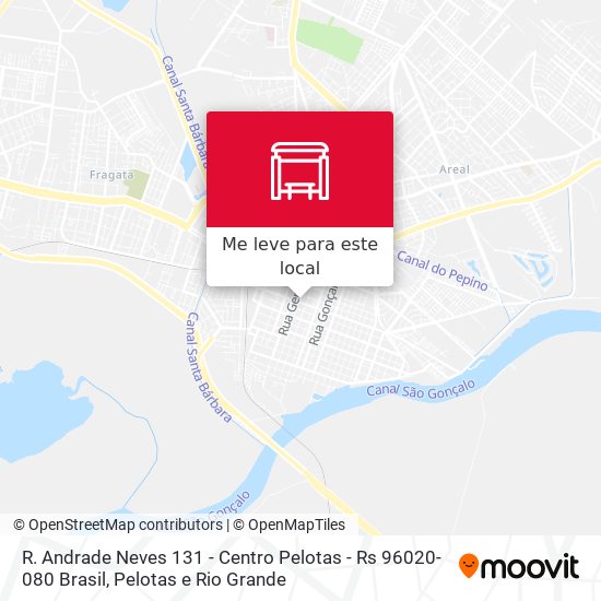 R. Andrade Neves 131 - Centro Pelotas - Rs 96020-080 Brasil mapa