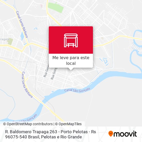 R. Baldomero Trapaga 263 - Porto Pelotas - Rs 96075-540 Brasil mapa