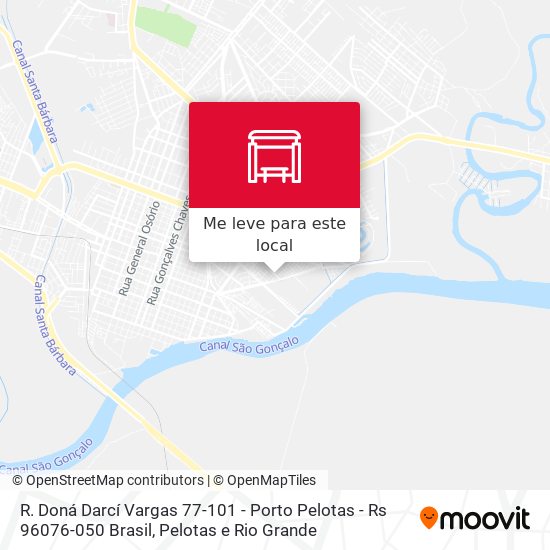 R. Doná Darcí Vargas 77-101 - Porto Pelotas - Rs 96076-050 Brasil mapa