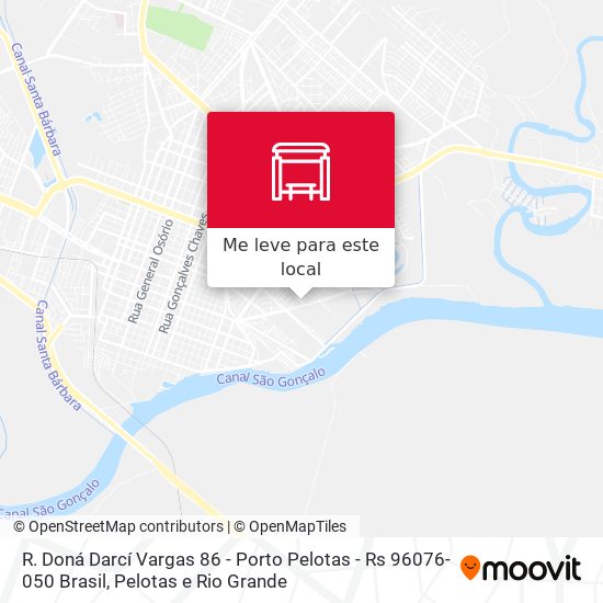 R. Doná Darcí Vargas 86 - Porto Pelotas - Rs 96076-050 Brasil mapa