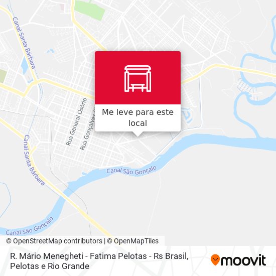 R. Mário Menegheti - Fatima Pelotas - Rs Brasil mapa