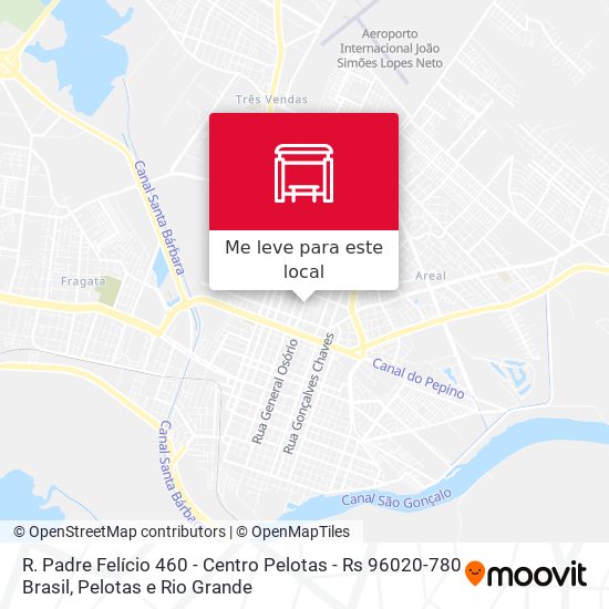 R. Padre Felício 460 - Centro Pelotas - Rs 96020-780 Brasil mapa