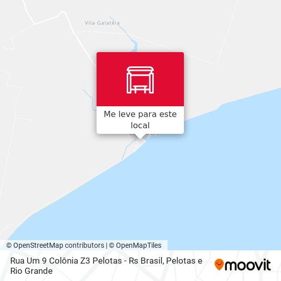 Rua Um 9 Colônia Z3 Pelotas - Rs Brasil mapa