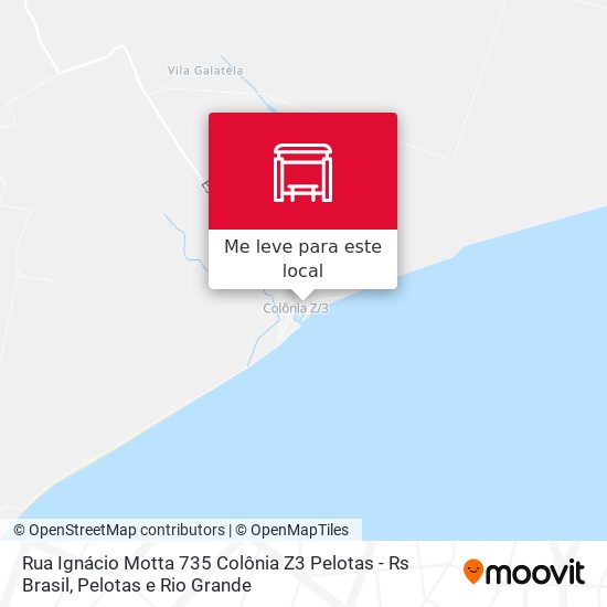 Rua Ignácio Motta 735 Colônia Z3 Pelotas - Rs Brasil mapa