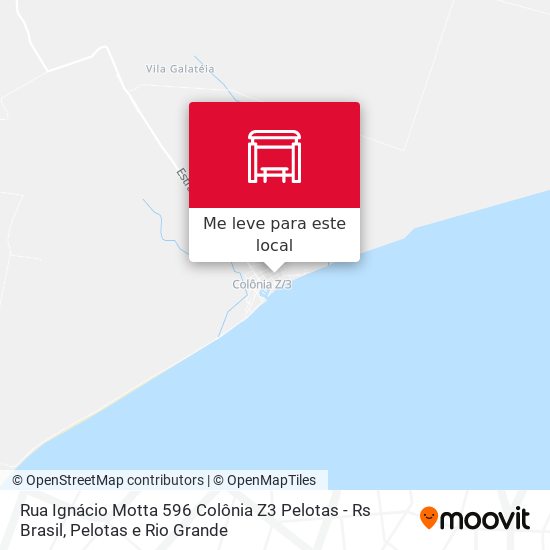 Rua Ignácio Motta 596 Colônia Z3 Pelotas - Rs Brasil mapa
