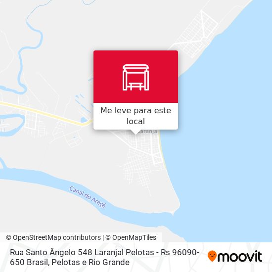 Rua Santo Ângelo 548 Laranjal Pelotas - Rs 96090-650 Brasil mapa
