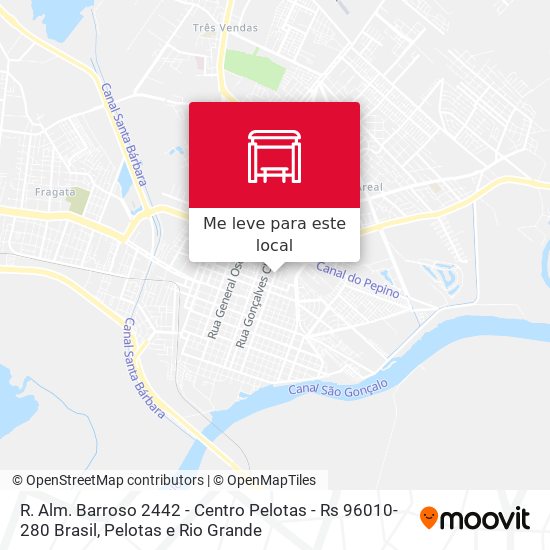 R. Alm. Barroso 2442 - Centro Pelotas - Rs 96010-280 Brasil mapa